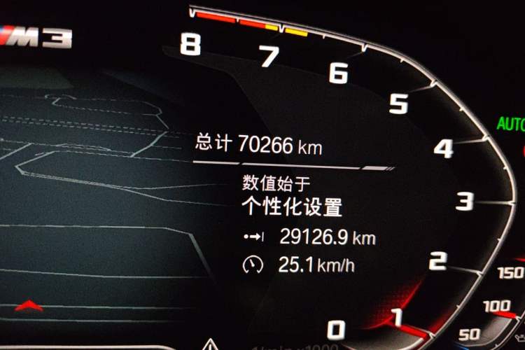 Used BMW 3 Series 2020 Facelifted 325Li M Sport Night Edition Package Odometer Close Up