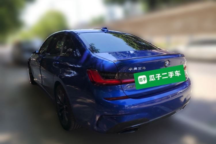 Used BMW 3 Series 2020 330Li xDrive M Sport Night Edition Rear Left 45 Deg