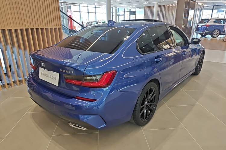 Used BMW 3 Series 2020 325Li M Sport Package Rear Right 45 Deg