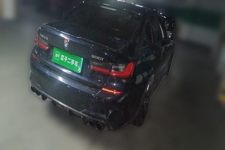 Used BMW 3 Series 2020 330i M Sport Night Edition Rear Right 45 Deg