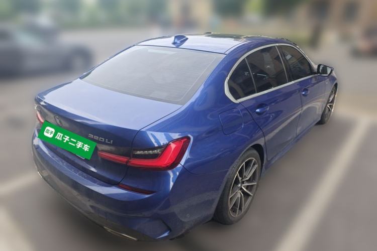 Used BMW 3 Series 2020 320Li M Sport Package Rear Right 45 Deg