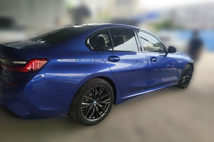 Used BMW 3 Series 2020 325i M Sport Night Edition package Rear Right 45 Deg