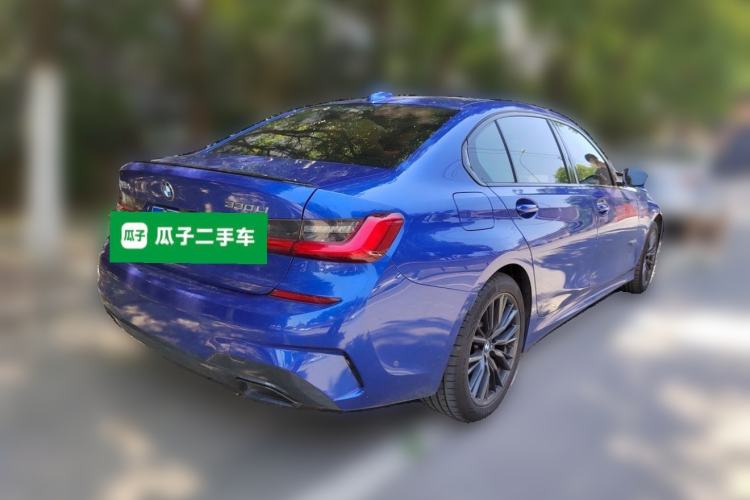 Used BMW 3 Series 2020 330Li xDrive M Sport Night Edition Rear Right 45 Deg