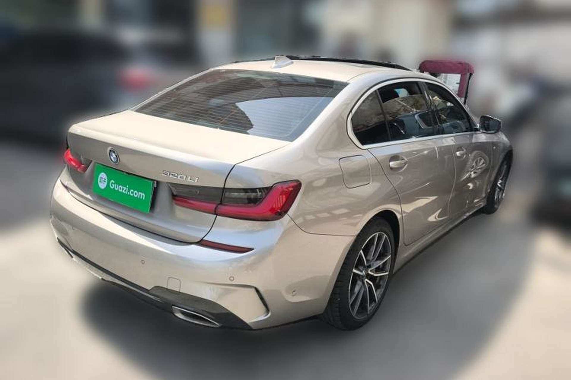 Used BMW 3 Series 2020 320Li M Sport Package Rear Right 45 Deg