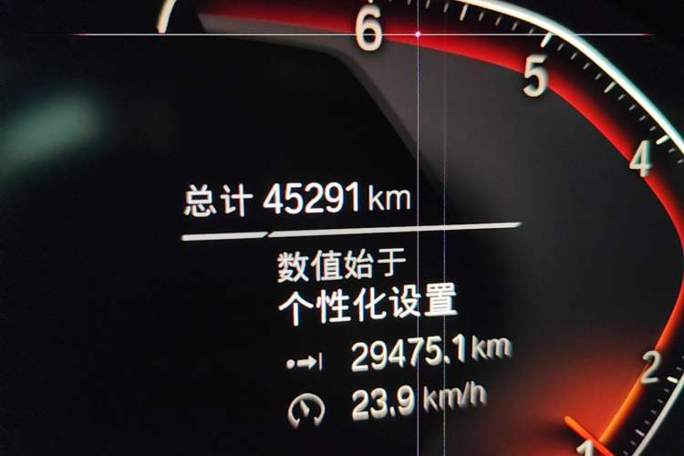 Used BMW 3 Series 2020 Facelifted 325Li M Sport Night Edition Package Odometer Close Up