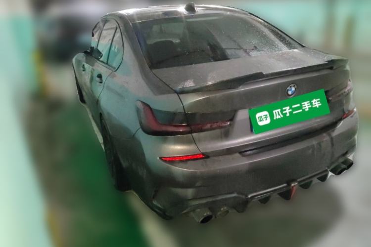 Used BMW 3 Series 2020 325i M Sport Night Edition package Rear Left 45 Deg