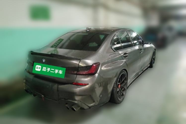 Used BMW 3 Series 2020 325i M Sport Night Edition package Rear Right 45 Deg