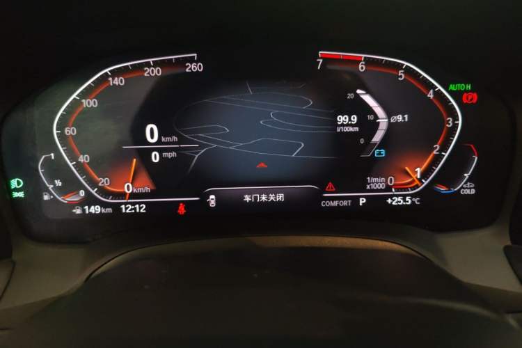 Used BMW 3 Series 2020 325Li M Sport Night Edition Package Instrument Cluster