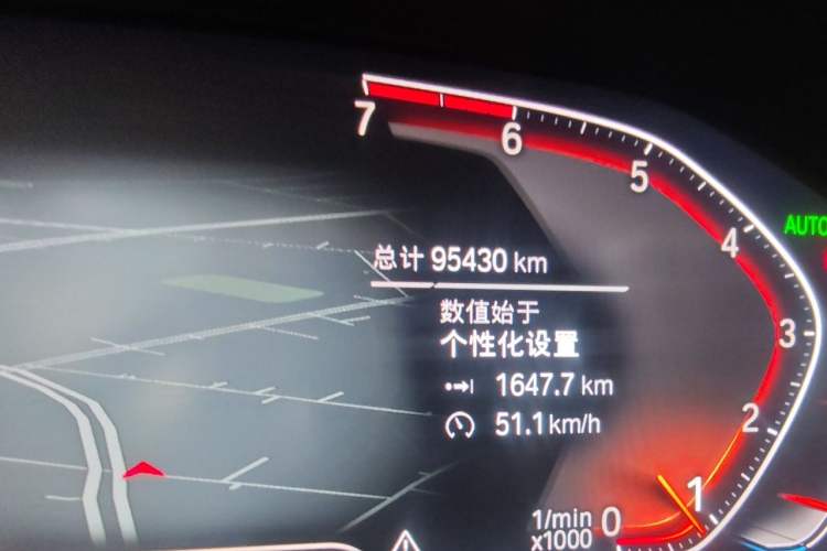 Used BMW 3 Series 2020 Facelifted 325Li M Sport Night Edition Package Odometer Close Up
