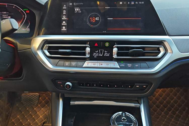Used BMW 3 Series 2020 Facelifted 325Li M Sport Night Edition Package Audio And AC Panel