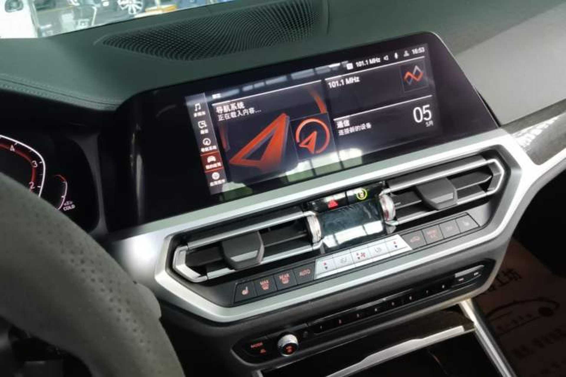 Used BMW 3 Series 2020 Restyled 325Li M Sport Package Audio And AC Panel