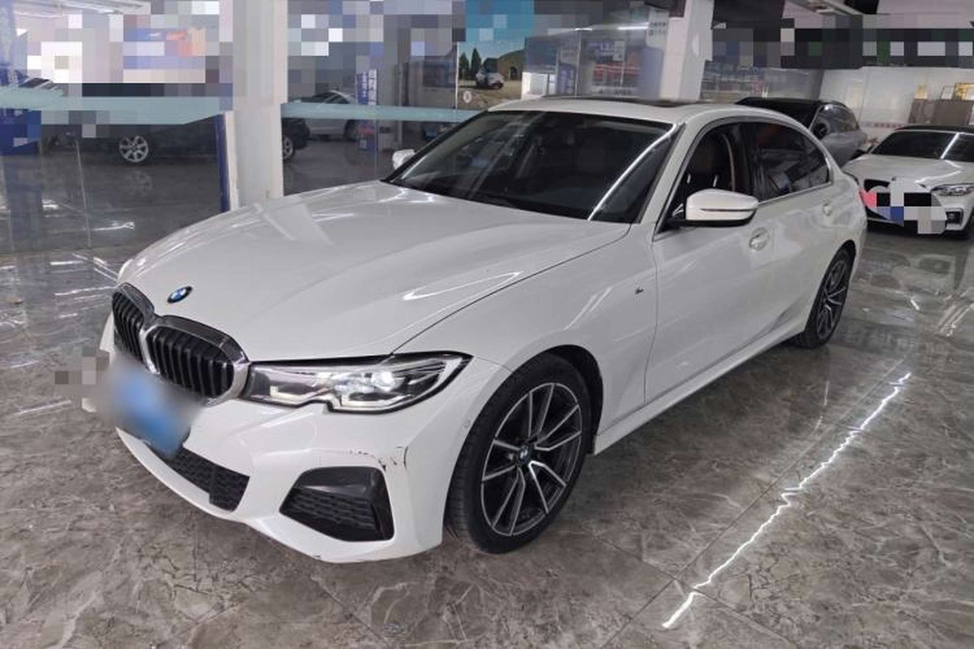 Used BMW 3 Series 2020 Restyled 325Li M Sport Package Front Left 45 Deg