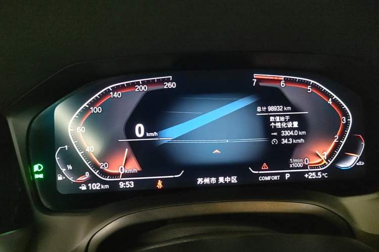 Used BMW 3 Series 2020 Facelifted 325i M Sport Package Instrument Cluster