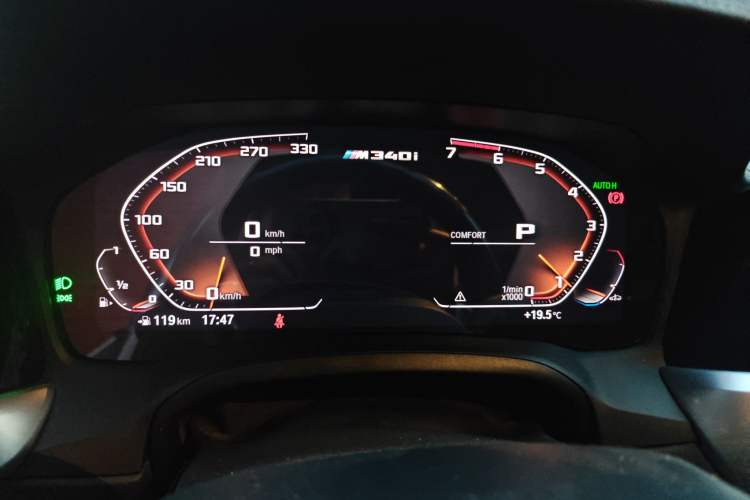 Used BMW 3 Series 2020 325Li M Sport Night Edition Package Instrument Cluster