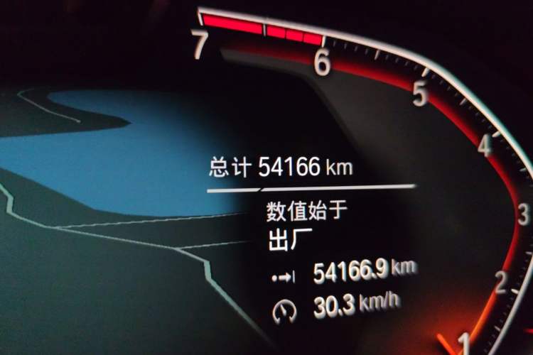 Used BMW 3 Series 2020 Facelifted 325Li M Sport Night Edition Package Odometer Close Up