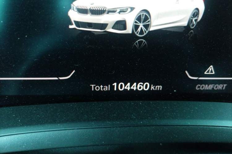 Used BMW 3 Series 2020 Restyled 325Li M Sport Package Odometer Close Up
