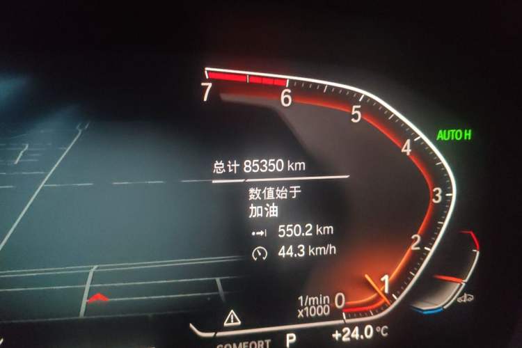 Used BMW 3 Series 2020 Restyled 325Li M Sport Package Odometer Close Up