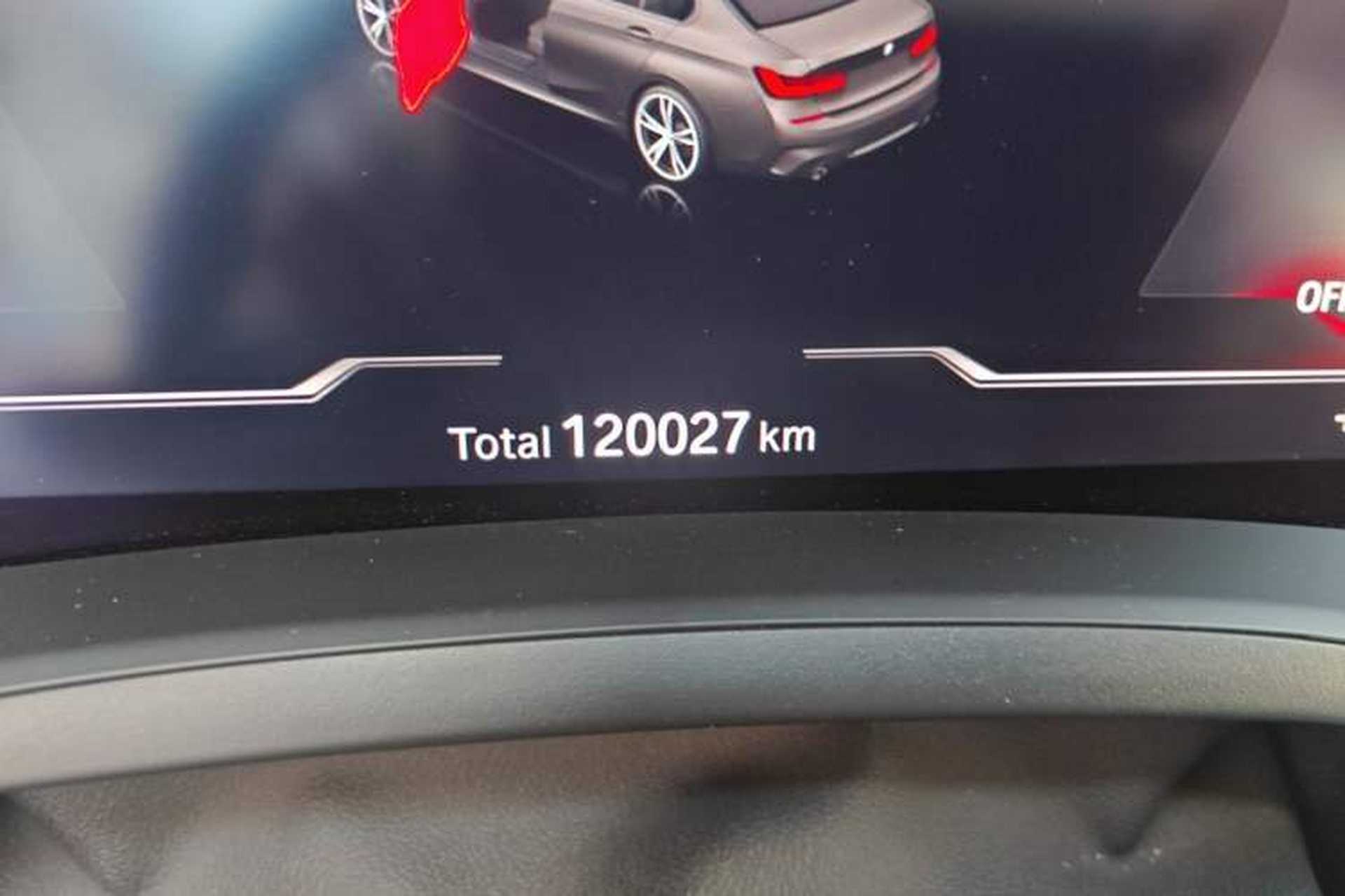 Used BMW 3 Series 2020 325Li M Sport Night Edition Package Odometer Close Up