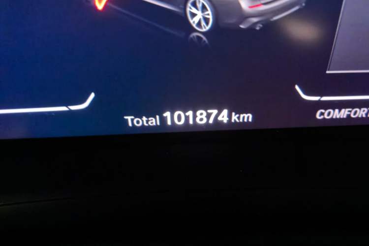 Used BMW 3 Series 2020 325Li M Sport Package Odometer Close Up