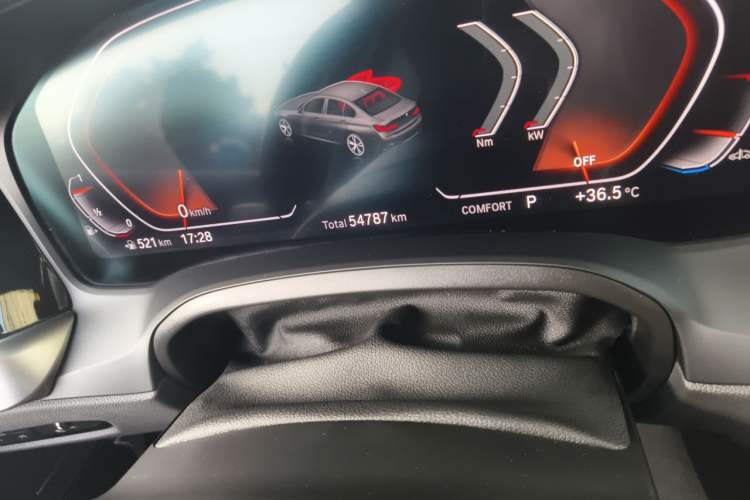 Used BMW 3 Series 2020 Facelifted 325Li M Sport Night Edition Package Odometer Close Up