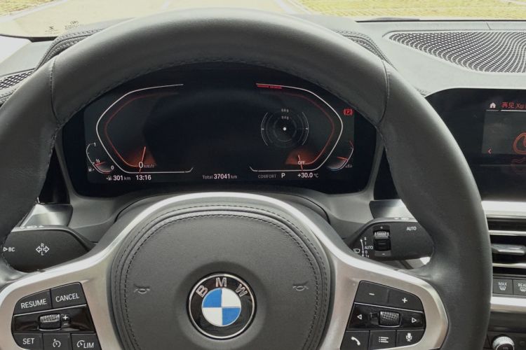Used BMW 3 Series 2020 Restyled 325Li M Sport Package Odometer Close Up