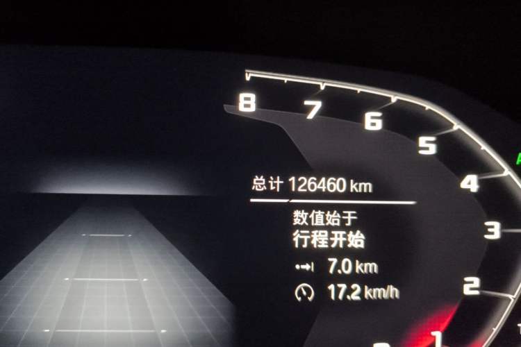 Used BMW 3 Series 2020 Restyled 325Li M Sport Package Odometer Close Up