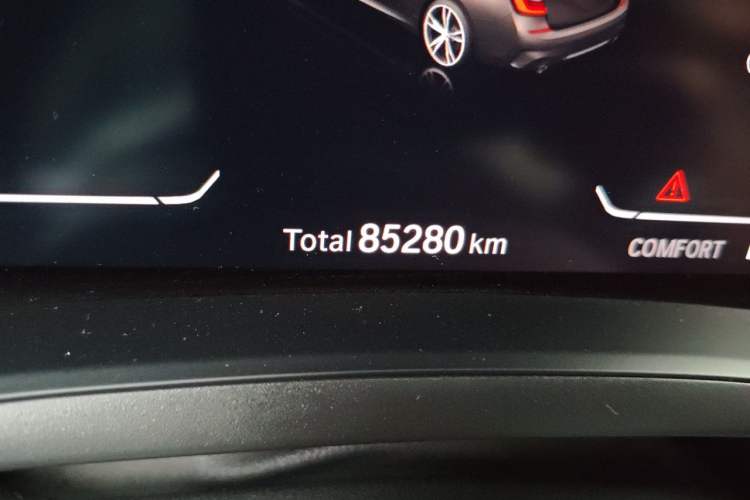 Used BMW 3 Series 2020 320Li M Sport Package Odometer Close Up