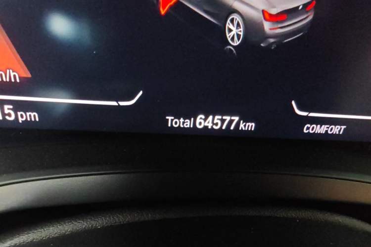 Used BMW 3 Series 2020 Restyled 325Li M Sport Package Odometer Close Up