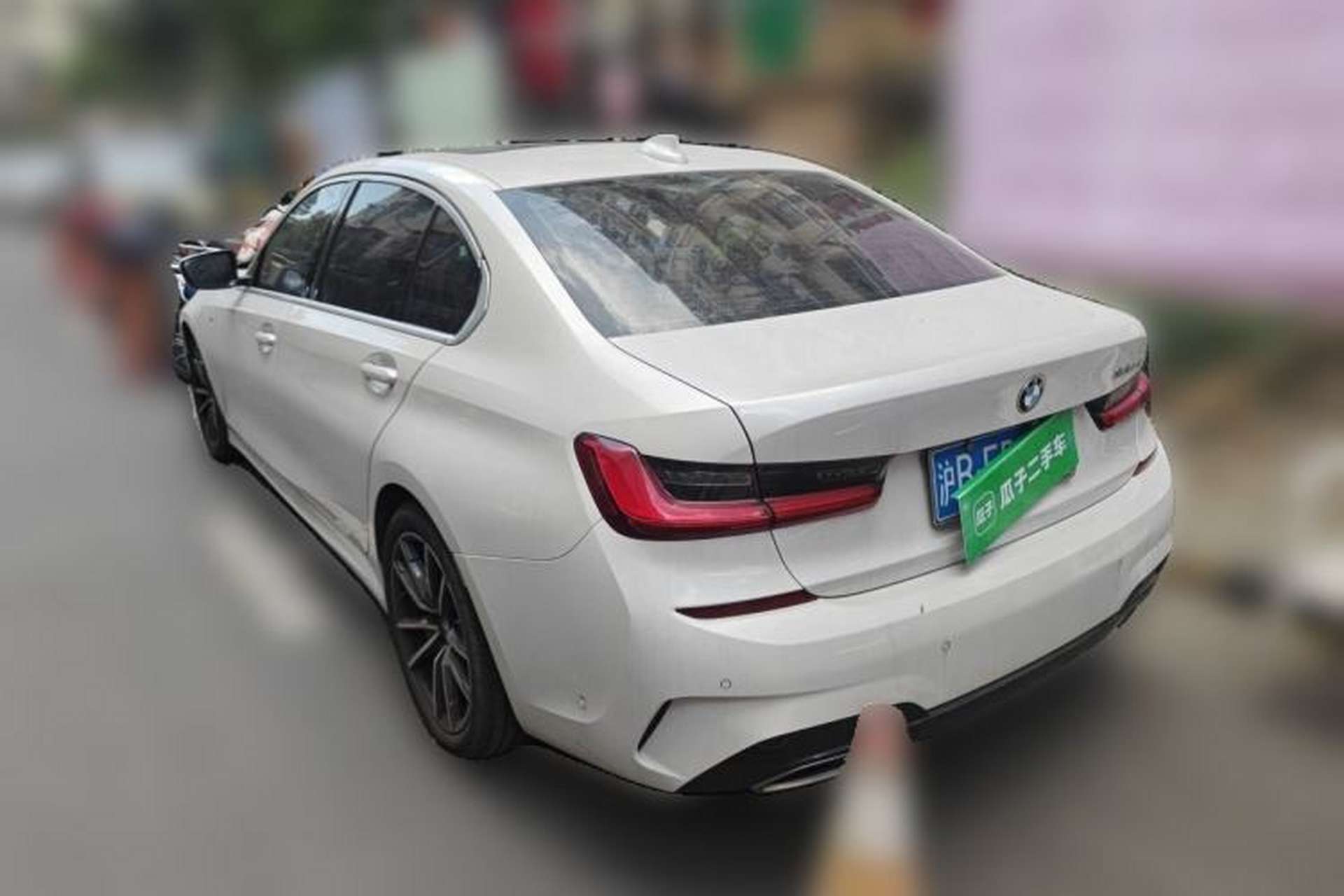 Used BMW 3 Series 2020 325Li M Sport Package Rear Left 45 Deg