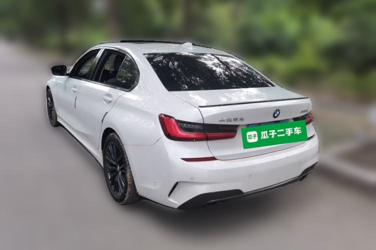 Used BMW 3 Series 2020 325i M Sport Night Edition package Rear Left 45 Deg