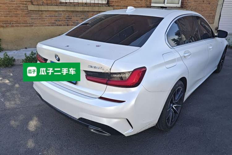 Used BMW 3 Series 2020 325Li xDrive M Sport Package Rear Right 45 Deg