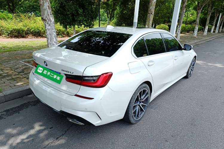 Used BMW 3 Series 2020 320Li M Sport Package Rear Right 45 Deg