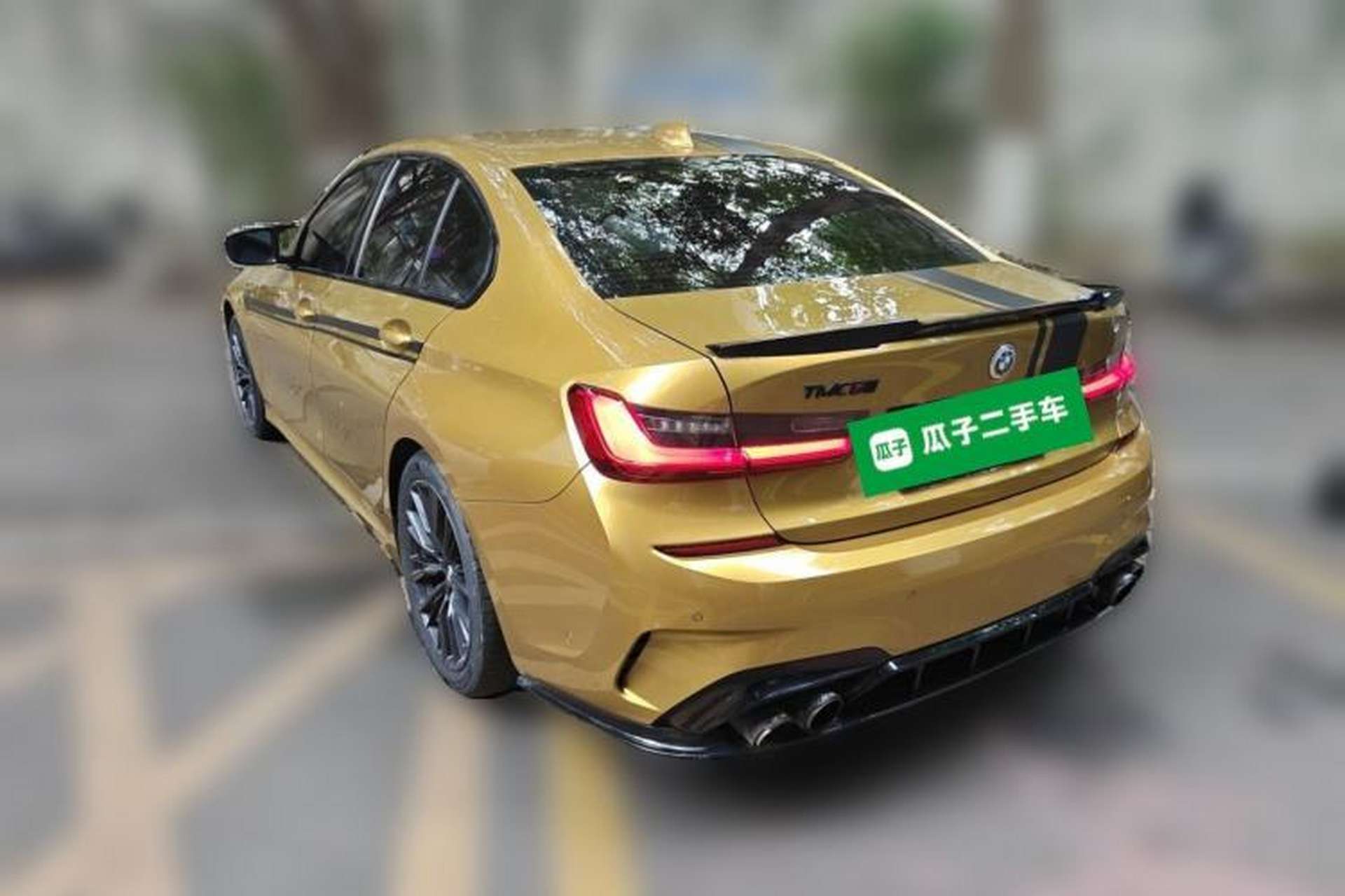 Used BMW 3 Series 2020 Restyled 325i M Sport Night Edition Package Rear Left 45 Deg