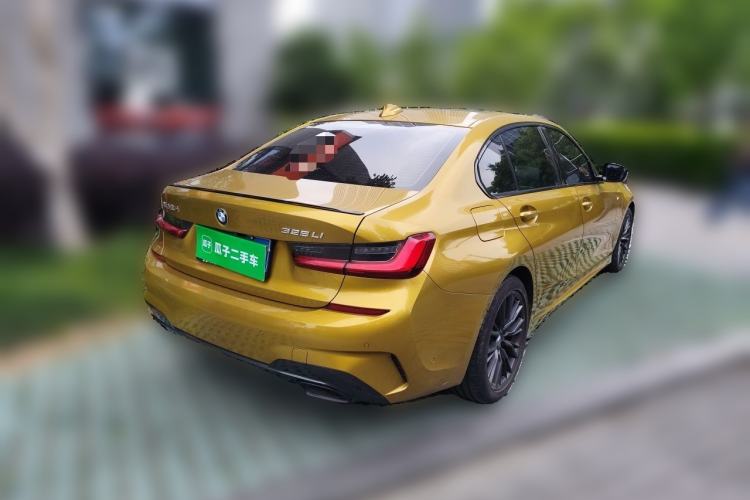 Used BMW 3 Series 2020 325Li M Sport Night Edition Package Rear Right 45 Deg