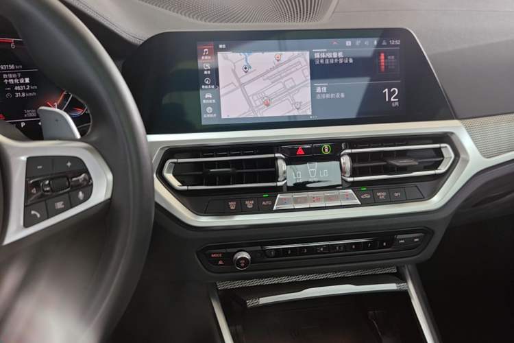 Used BMW 3 Series 2021 325Li M Sport Shadowline Package Audio And AC Panel