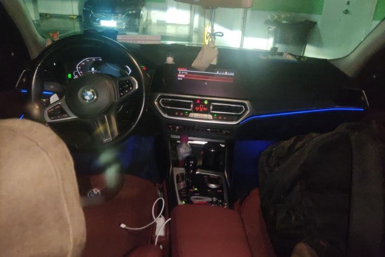 Used BMW 3 Series 2021 Second Facelift 325Li M Sport Night Edition Package Center Console