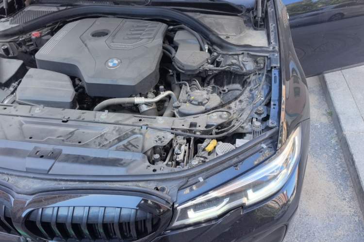 Used BMW 3 Series 2021 Second Facelift 325i M Sport Night Edition Package Engine Bay Left