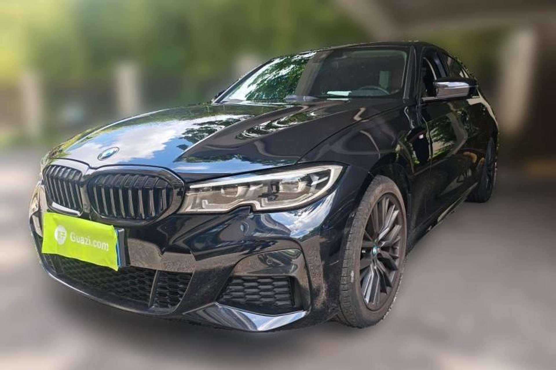 Used BMW 3 Series 2021 325i M Sport Night Edition package Front Left 45 Deg