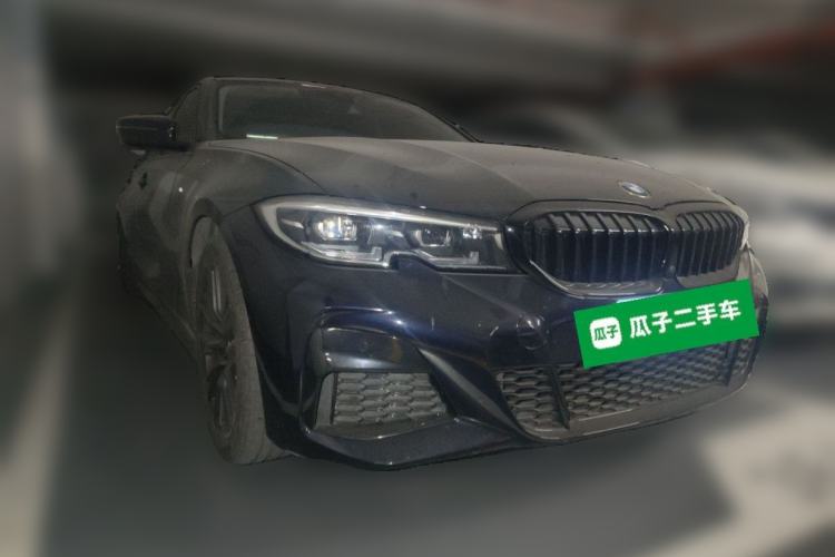 Used BMW 3 Series 2021 325Li M Sport Shadowline Package Front Right 45 Deg