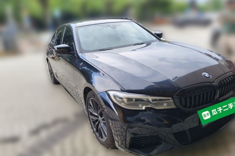 Used BMW 3 Series 2021 325Li M Sport Shadowline Package Front Right 45 Deg