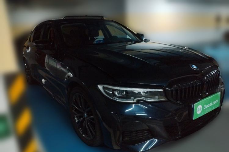 Used BMW 3 Series 2021 325Li M Sport Shadowline Package Front Right 45 Deg