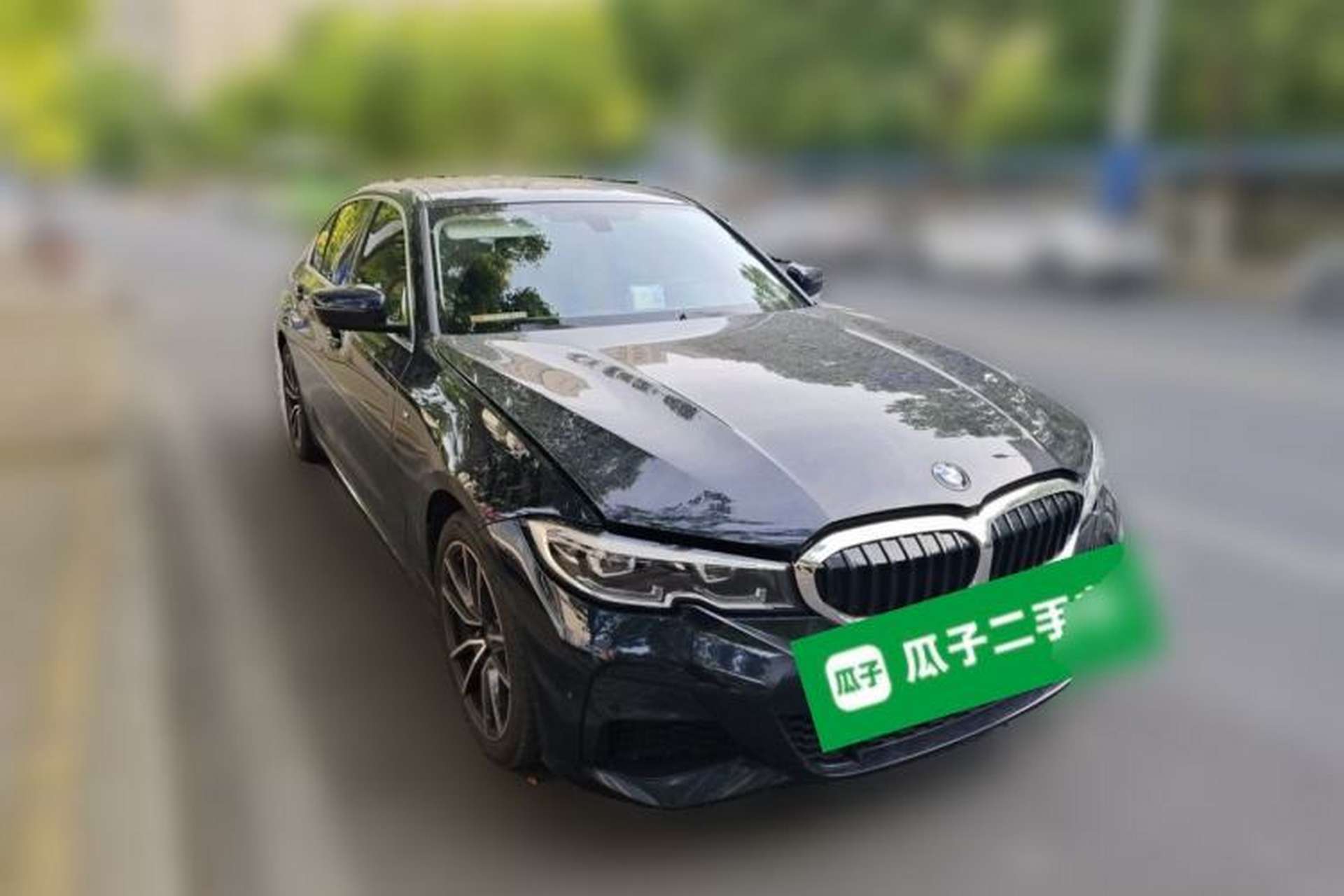 Used BMW 3 Series 2021 Facelifted 320Li M Sport Package Front Right 45 Deg