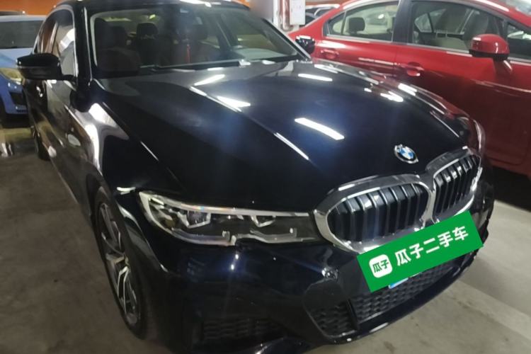 Used BMW 3 Series 2021 325Li M Sport Package Front Right 45 Deg