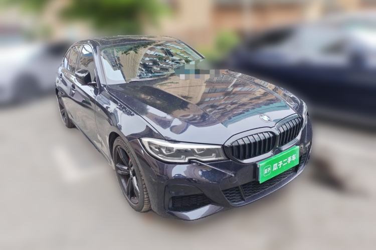 Used BMW 3 Series 2021 325i M Sport Night Edition package Front Right 45 Deg