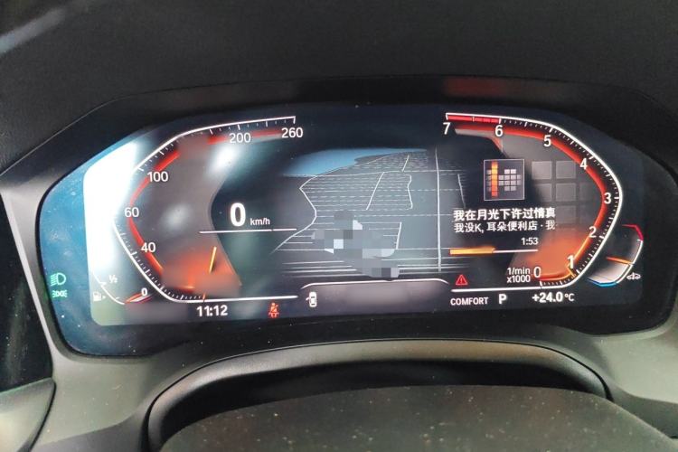 Used BMW 3 Series 2021 325i M Sport Night Edition package Instrument Cluster