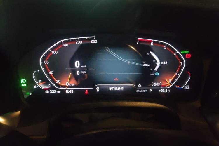 Used BMW 3 Series 2021 Second Facelift 325Li M Sport Night Edition Package Instrument Cluster