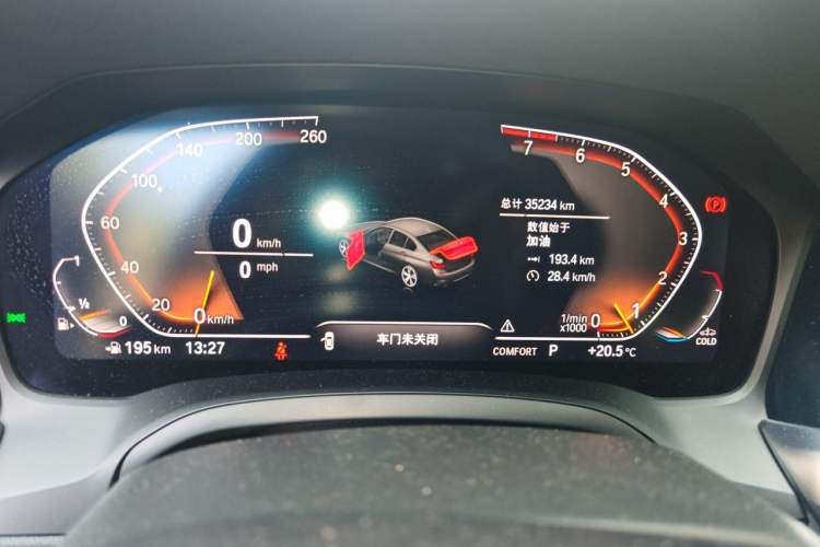 Used BMW 3 Series 2021 Restyled 325Li M Sport Package Instrument Cluster