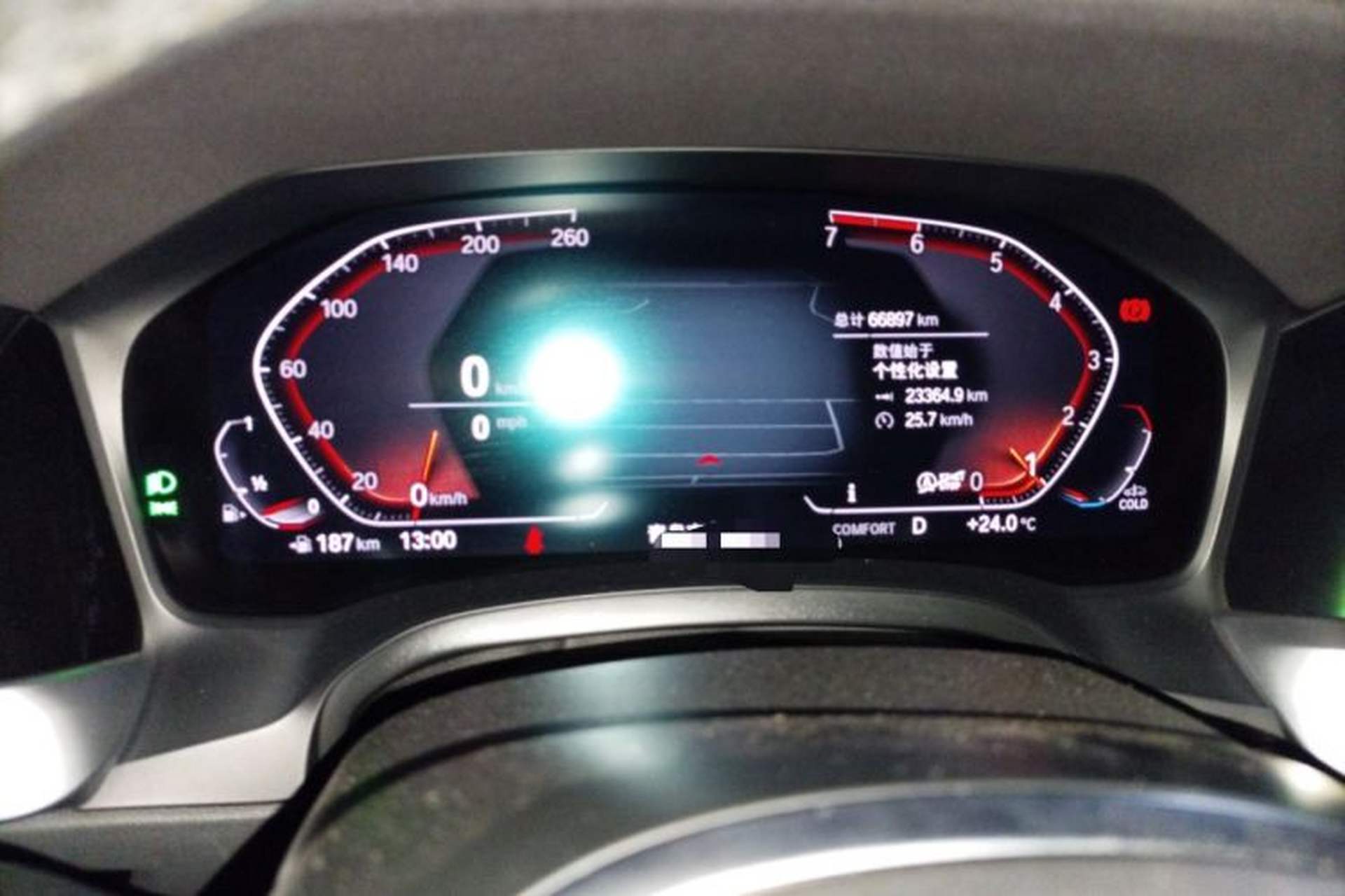 Used BMW 3 Series 2021 325Li M Sport Shadowline Package Instrument Cluster