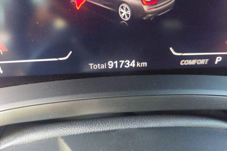 Used BMW 3 Series 2021 Facelifted 320Li M Sport Package Odometer Close Up