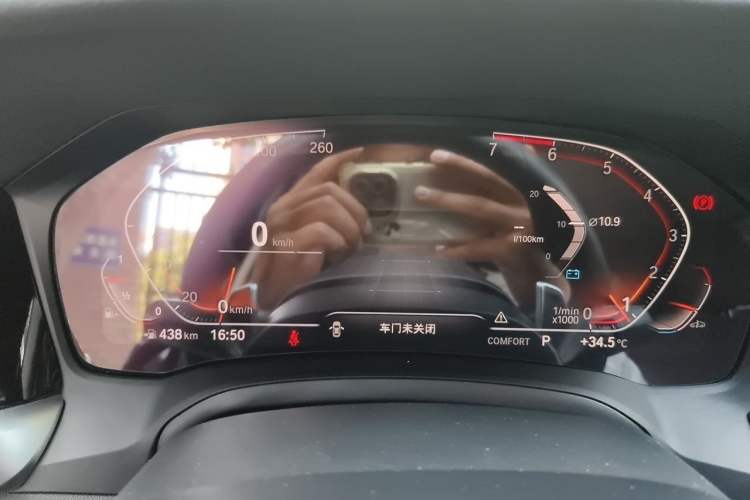 Used BMW 3 Series 2021 Facelifted 325Li M Sport Night Edition Package Odometer Close Up